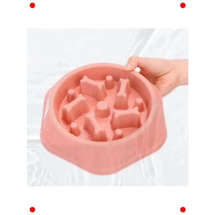 Yavaş Besleyici Köpek Mama Kabı - Anti-Boğulma & Obezite