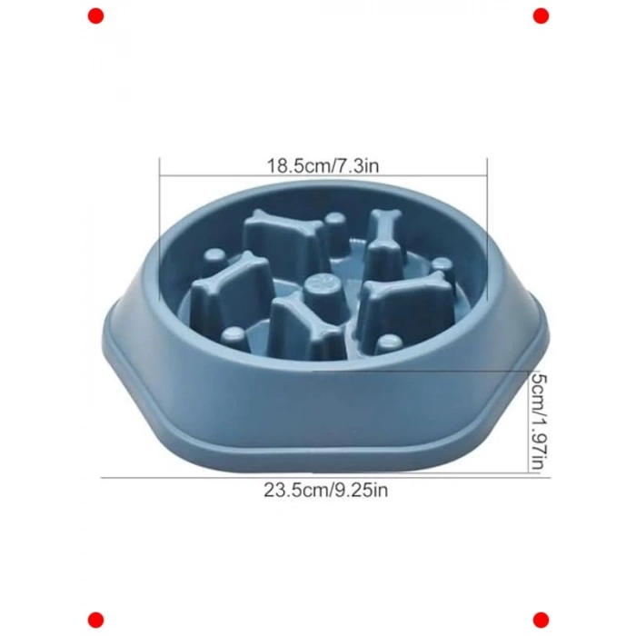 Yavaş Besleyici Köpek Mama Kabı - Anti-Boğulma & Obezite