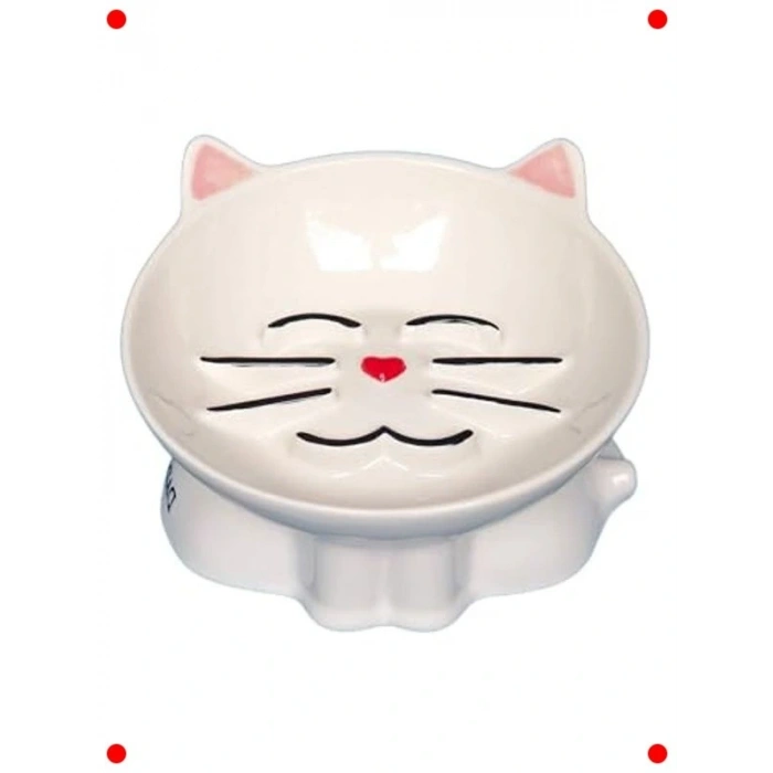 Yavaş Yeme Porselen Mama Kabı - Evcil Dostlar İçin