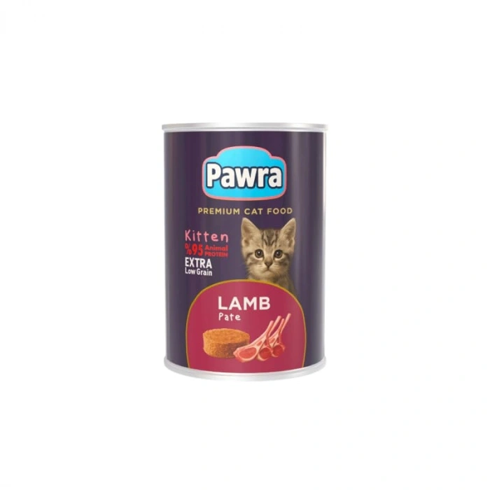 Yavru Kedi Kuzu Etli Pate, 400 Gr Konserve