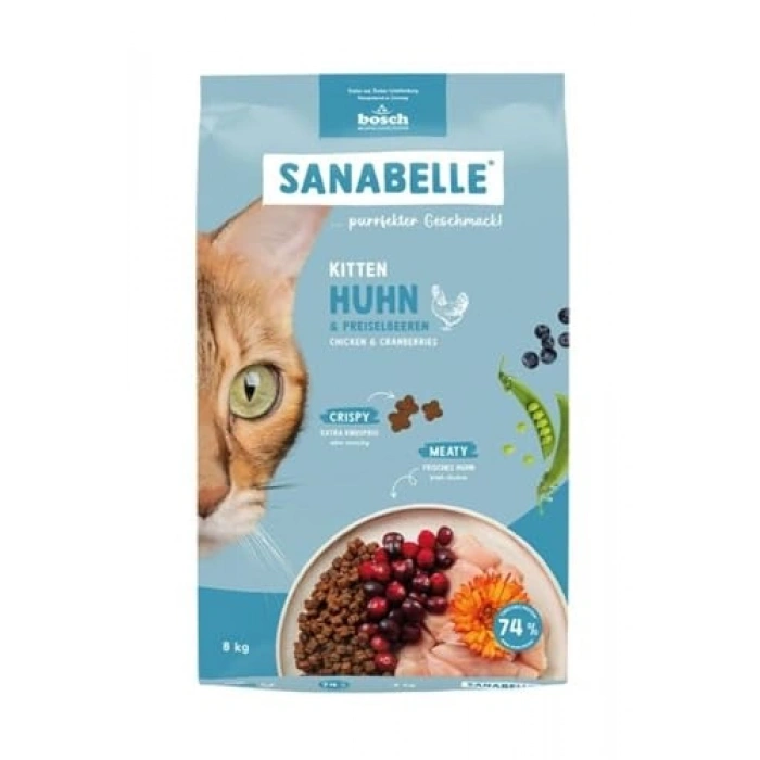Yavru Kedi Maması Tavuklu, 8 Adet Paket