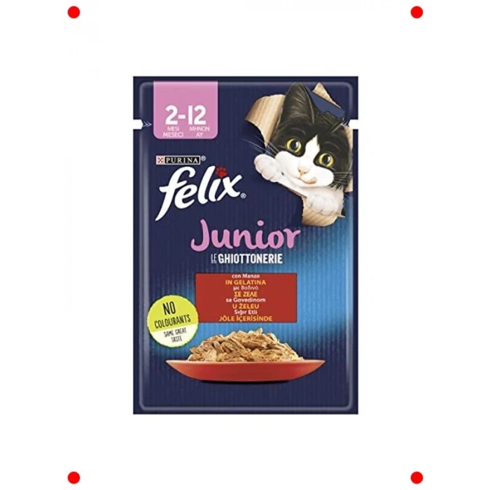 Yavru Kedilere Özel Sığır Etli Yaş Mama 85g