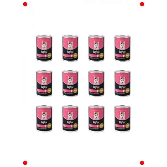 Yavru Köpek Konservesi (Et Parçacıklı Pate 12x395g)