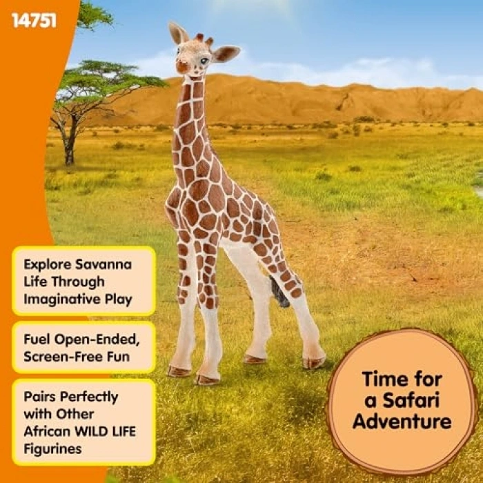 Yavru Zürafa Oyuncağı: Doğal Hayvan Temalı