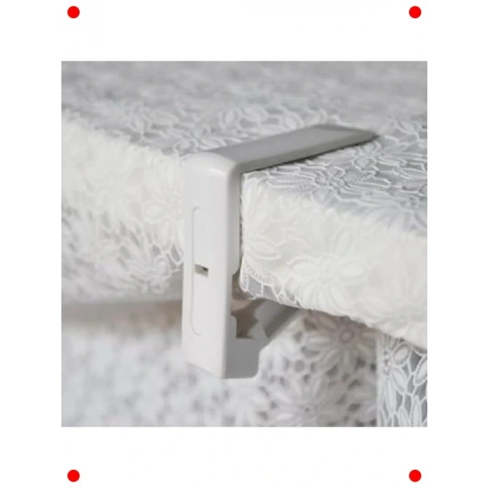 Yaylı Masa Örtüsü Tutacağı Mandal Klips (4lü Set)