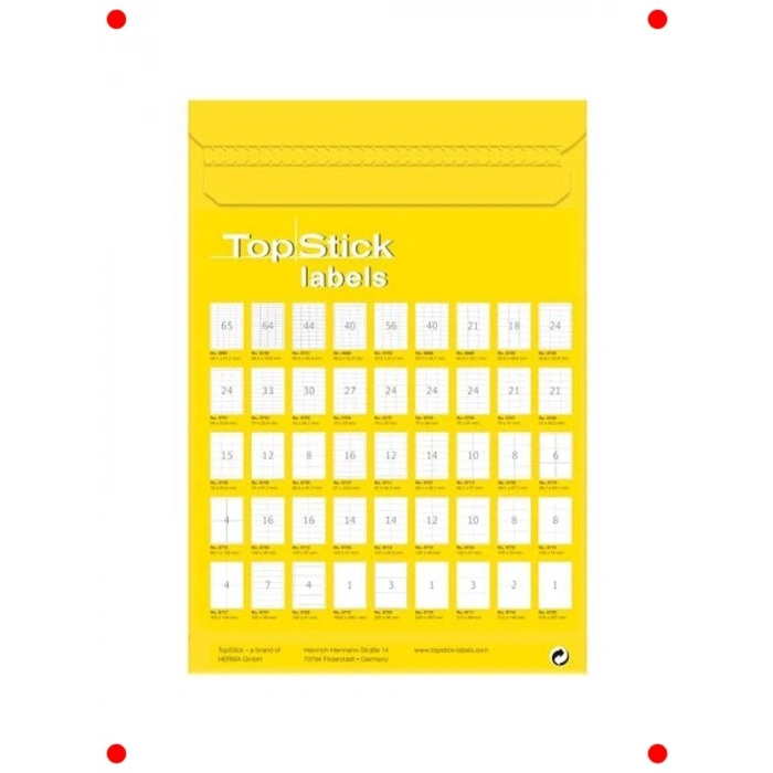 Yazdırılabilir Beyaz Evrensel Etiketler, 4400 Adet