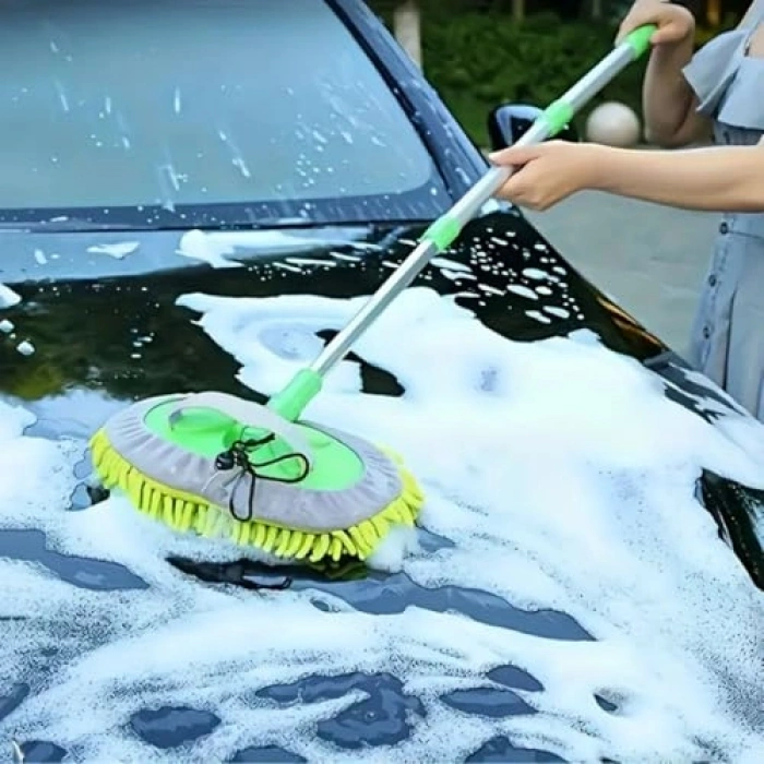 ® Yedek krofiber Bezli Oto Yıkama Mop Seti