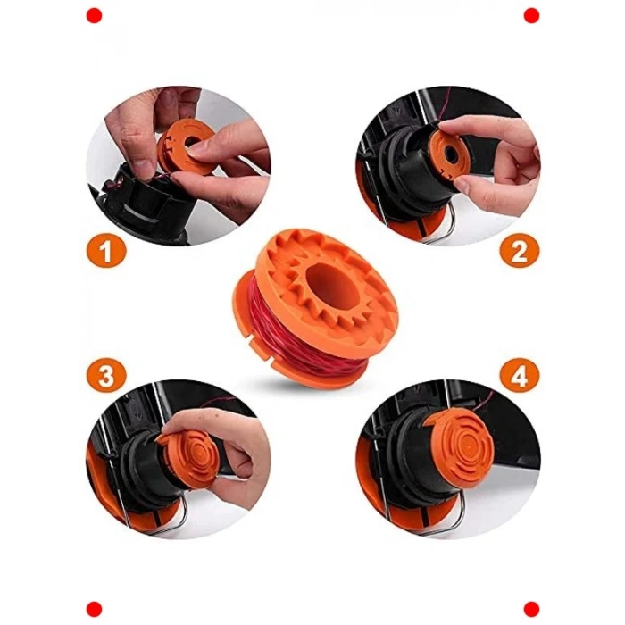 Yedek Misina Seti - Duble Helix Spiral Burgulu