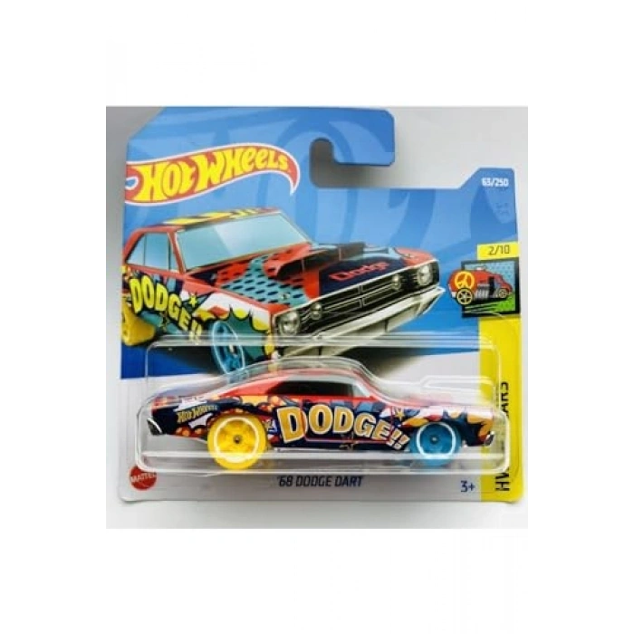 Yeni 68 Dodge Araba Modeli, 1:64 Ölçekli Hotwheels