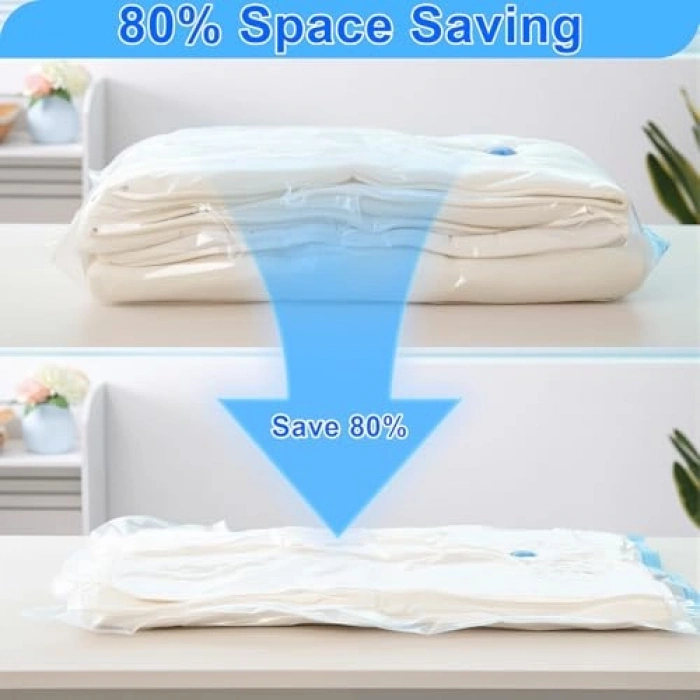 Yeniden Kullanılabilir Vakumlu Torbalar, 3 Adet 80x60 cm