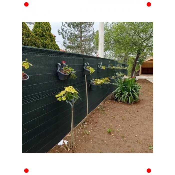 Yeşil %95 Görüntü Kesme Çit Filesi - 4x1M