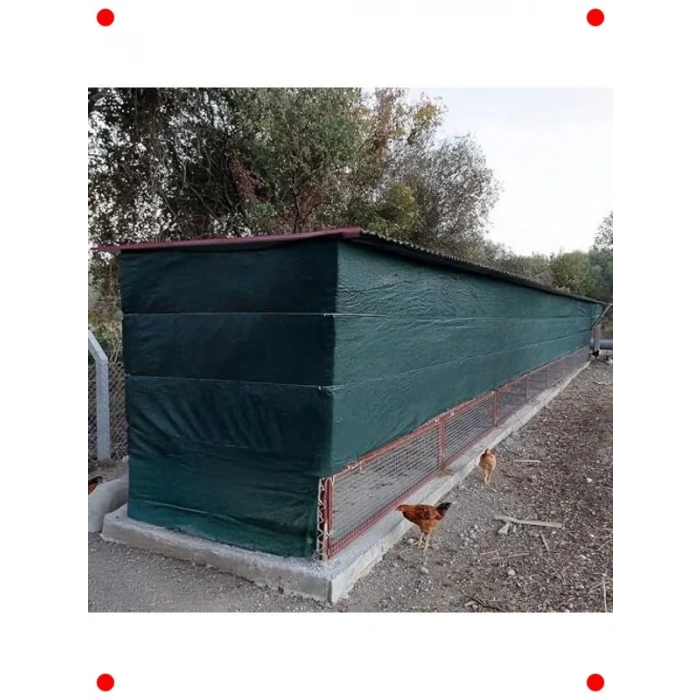 Yeşil %95 Görüntü Kesme Çit Filesi - 4x1M