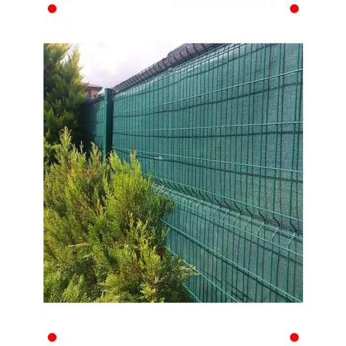 Yeşil %95 Görüntü Kesme Çit Filesi - 4x1M
