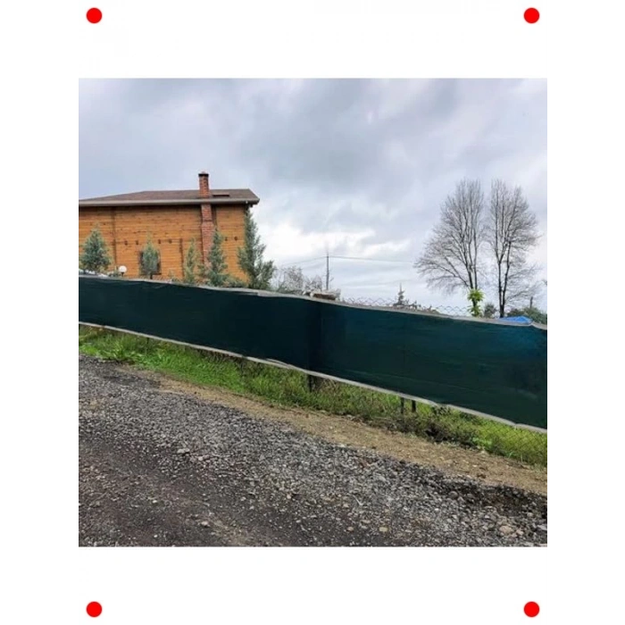 Yeşil %95 Görüntü Kesme Çit Filesi - 4x1M