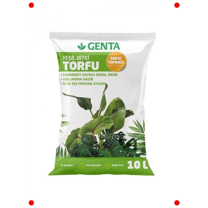 Yeşil Bitkiler İçin Özel Torf Toprak, 10 Litre