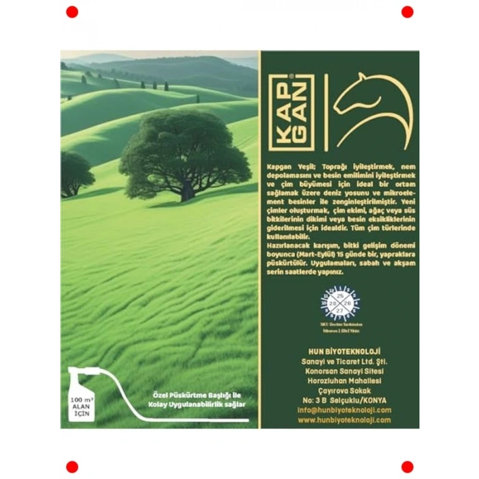 Yeşil Çim Sprey Gübre - Hızlı Etkili Çim Besini