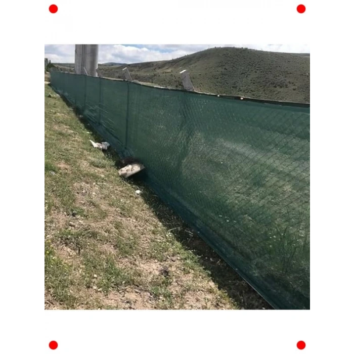 Yeşil Çit Filesi | %75 Görüntü Kesme | 1.5m x 100m