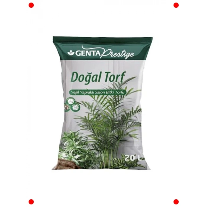 Yeşil Yapraklı Bitki Torfu - NPK Katkılı Doğal Toprak 20L