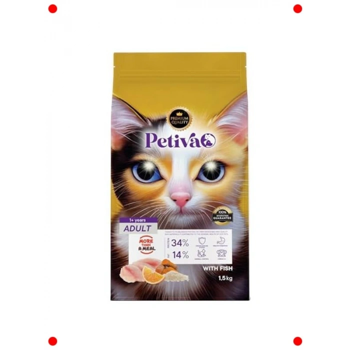 Yetişkin Kediler İçin Balıklı Kuru Mama 1.5 Kg