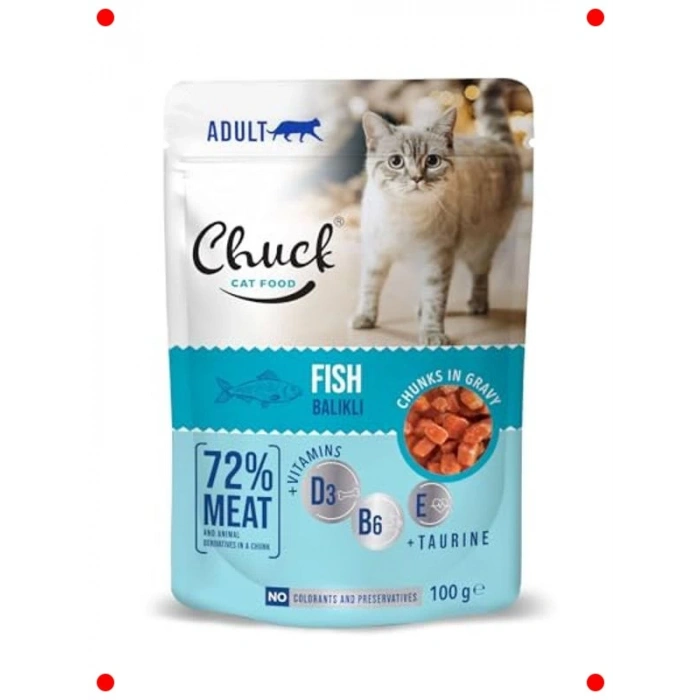 Yetişkin Köpek Balıklı Pouch Mama (24 x 100 Gr)