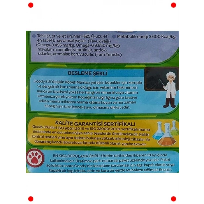 Yetişkin Köpek Maması, Günlük Bakım, 15 KG