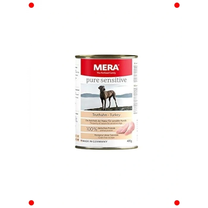 Yetişkin Köpekler İçin Hassas Hindili Konserve Mama - 400g