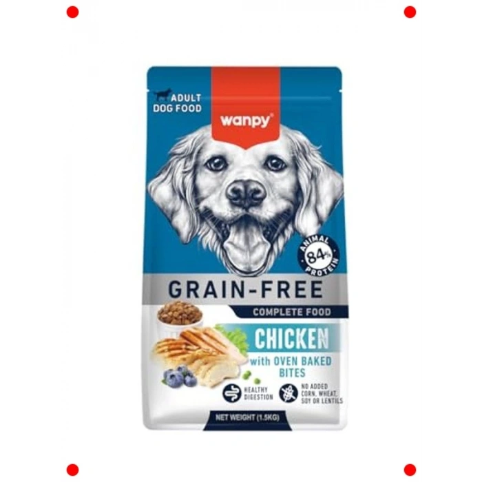 Yetişkin Köpekler İçin Tahılsız Tavuklu Mama - 1.5 kg