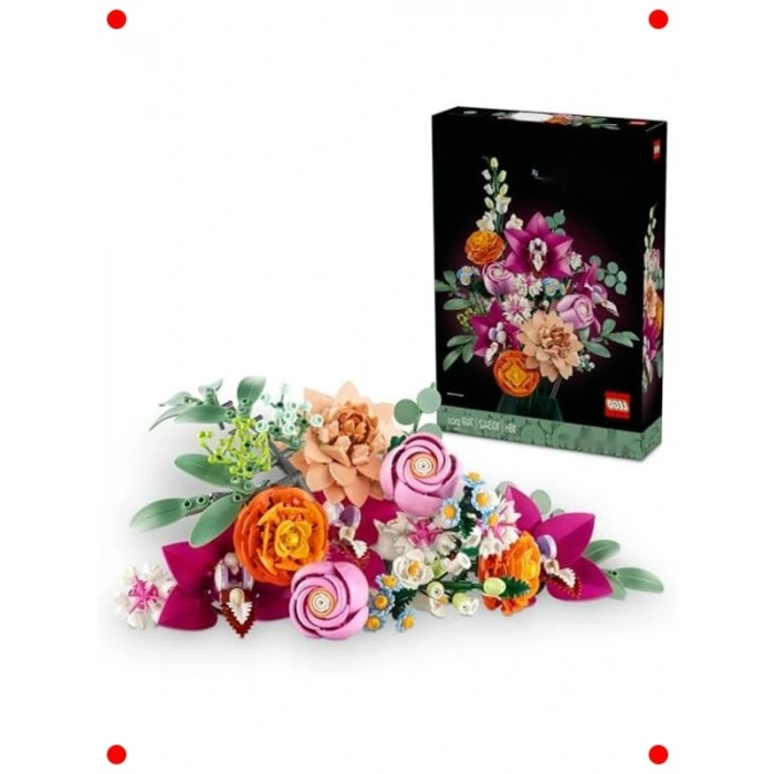 Yetişkinler İçin Pembe Çiçek Buketi Yapım Seti