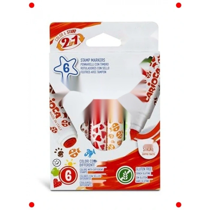 Yıkanabilir Keçeli Boya Kalemi Seti - 6lı