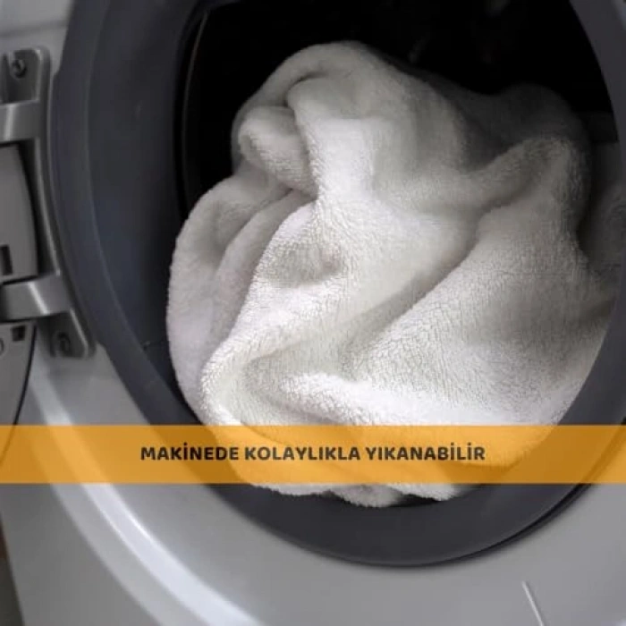 Yıkanabilir Peluş Kedi Battaniyesi, Gri (60x80 cm)