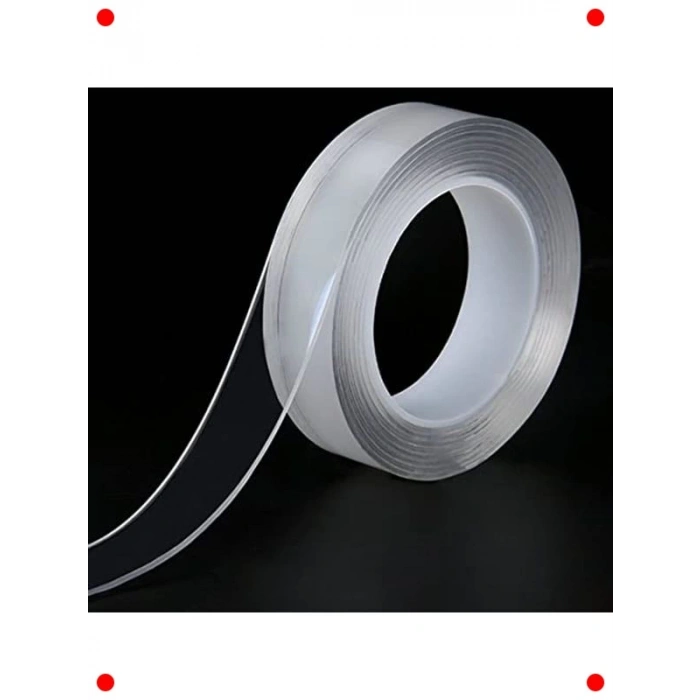 Yıkanabilir Şeffaf Çok Amaçlı Çift Taraflı Bant