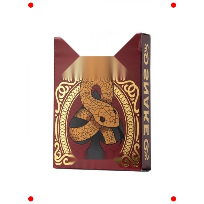 Yılan Desenli Özel Oyun Kartları Destesi