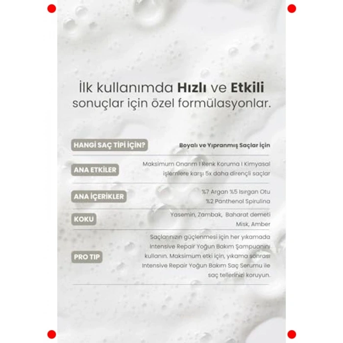 Yıpranmış Saçlar İçin Onarıcı Şampuan 100ml