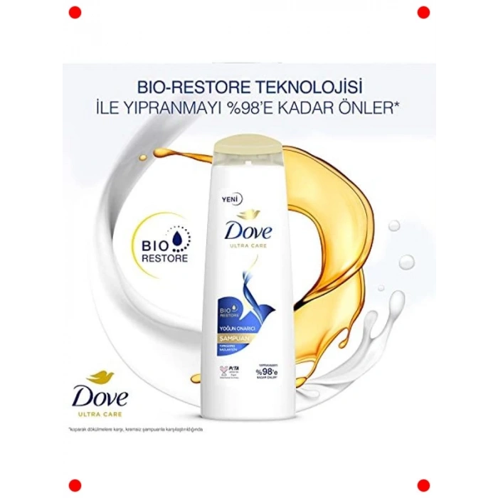 Yıpranmış Saçlar İçin Yoğun Onarıcı Bakım Şampuanı 400 ml