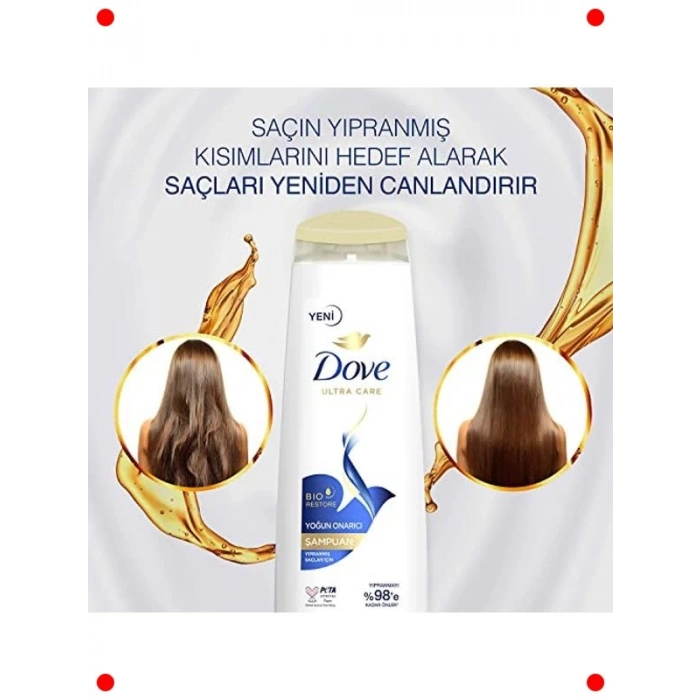 Yıpranmış Saçlar İçin Yoğun Onarıcı Bakım Şampuanı 400 ml