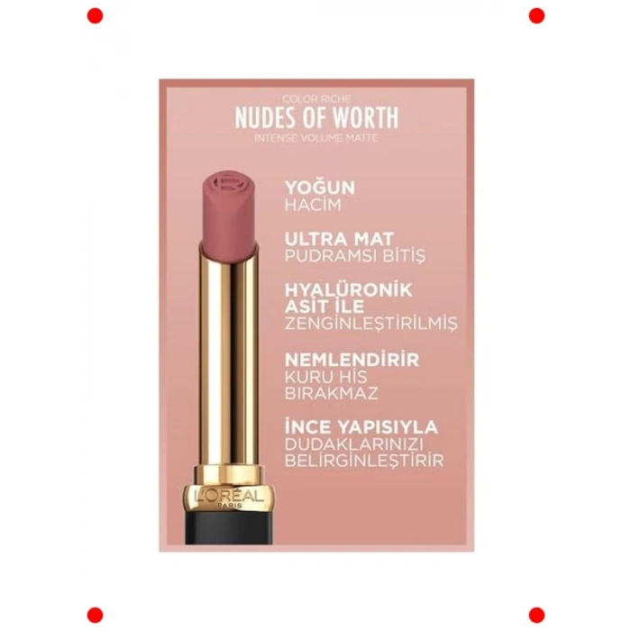 Yoğun Hacimli Mat Ruj - 570 Numara