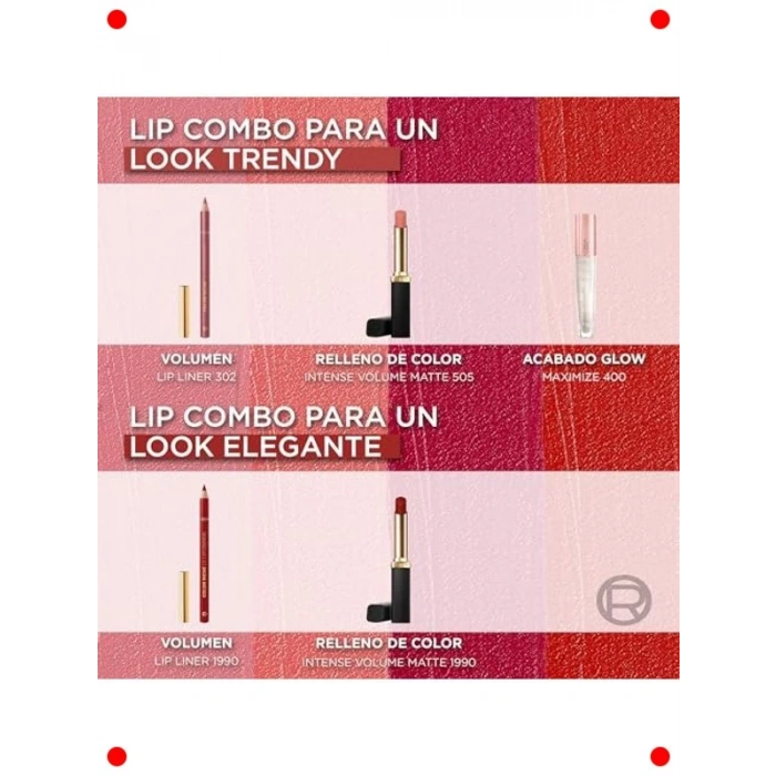 Yoğun Hacimli Mat Ruj - Kırmızı Ton