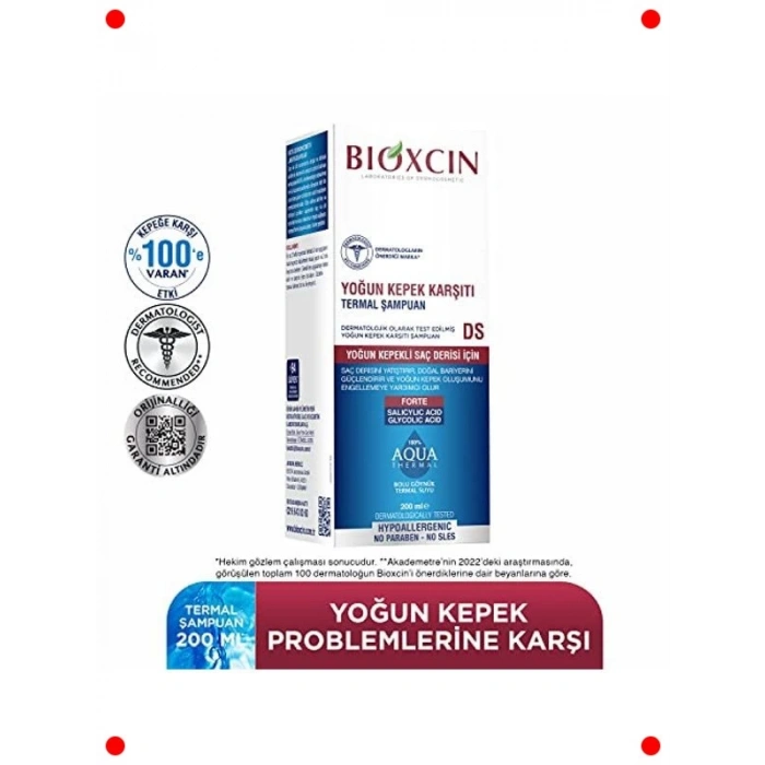 Yoğun Kepek Karşıtı Termal Etkili Şampuan 200ml