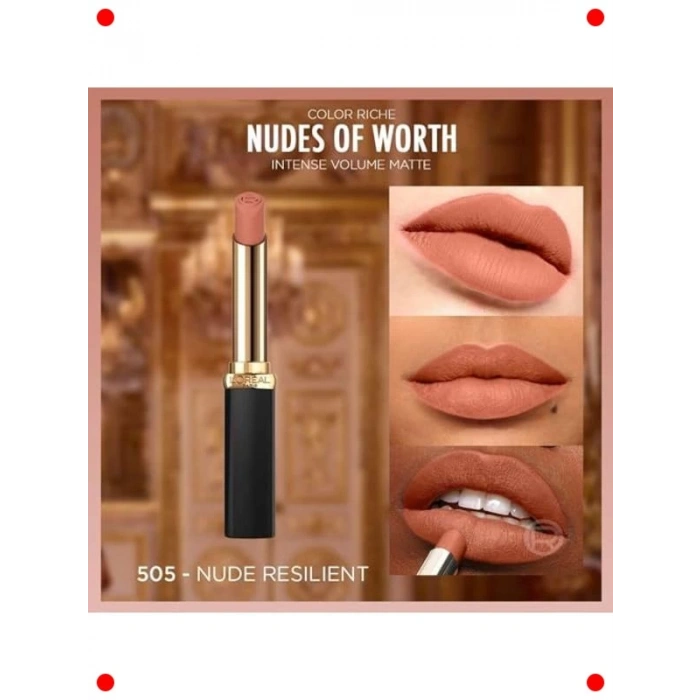 Yoğun Mat Hacim Veren Ruj - Doğal Nude Tonu