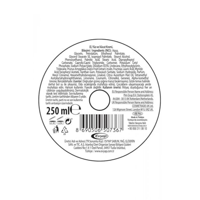 Yoğun Nemlendirici Duş Jeli, Badem Sütü Özlü, 400 ml