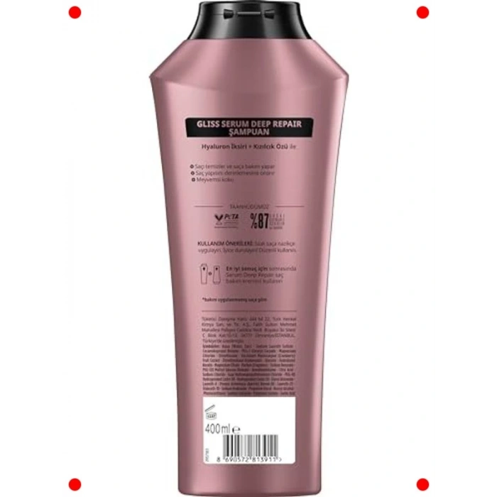 Yoğun Onarıcı Serum Etkili Şampuan 400 ml