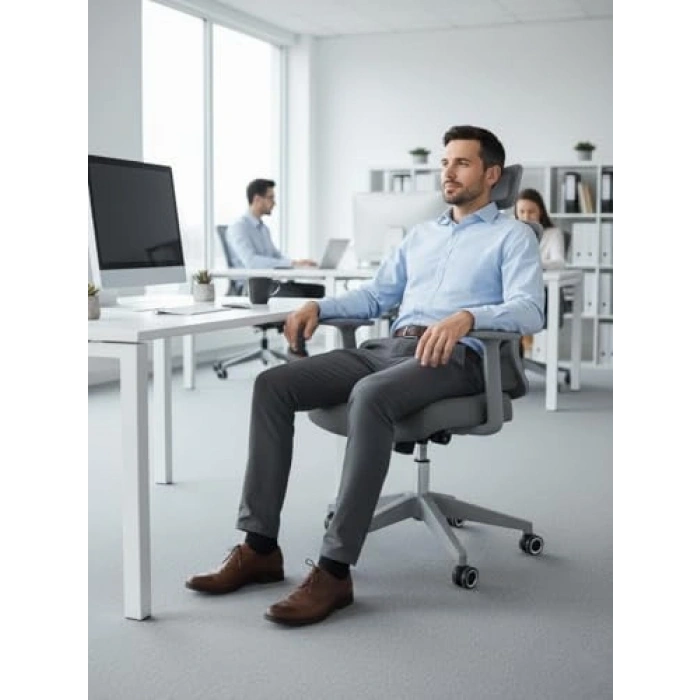 Yönetici Koltuğu, Mood Gray Renk Seçeneği ile Ofis için
