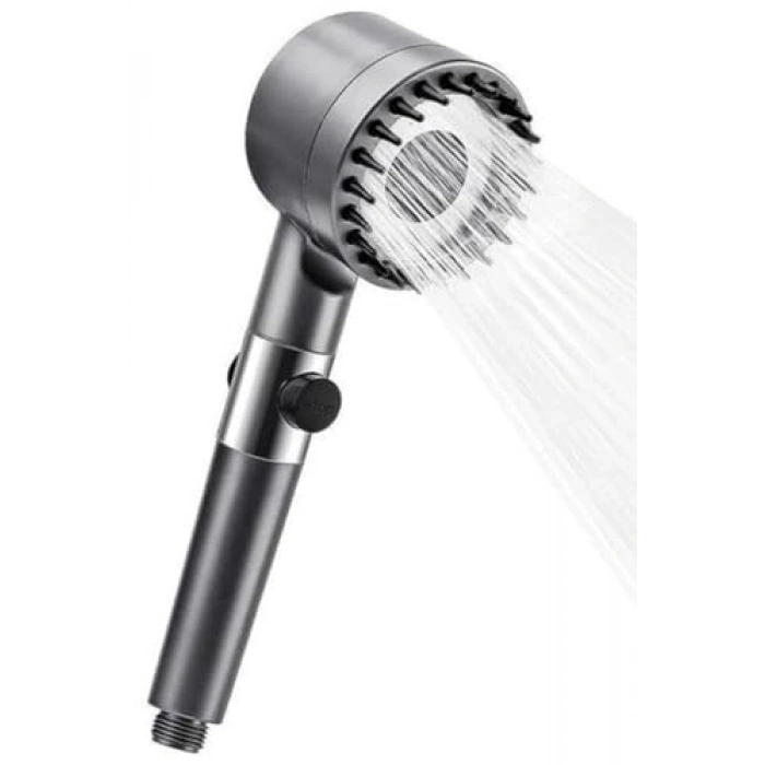 Yüksek Basınçlı Su Tasarruflu Duş Başlığı, Silikon Fırça ile