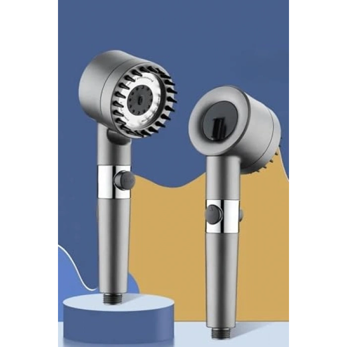 Yüksek Basınçlı Su Tasarruflu Duş Başlığı, Silikon Fırça ile