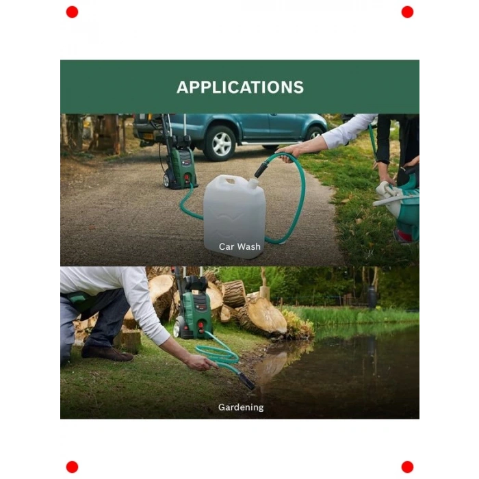 Yüksek Basınçlı Yıkama Besleme Hortumu, 3 Metre