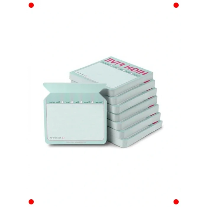 Yüksek Beş Temalı Yapışkan Notlar - 8 Adet, Pastel