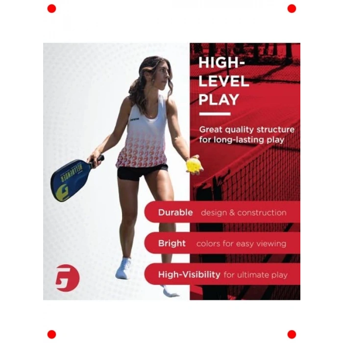 Yüksek Görünürlüklü İç Mekan Pickleball Topları