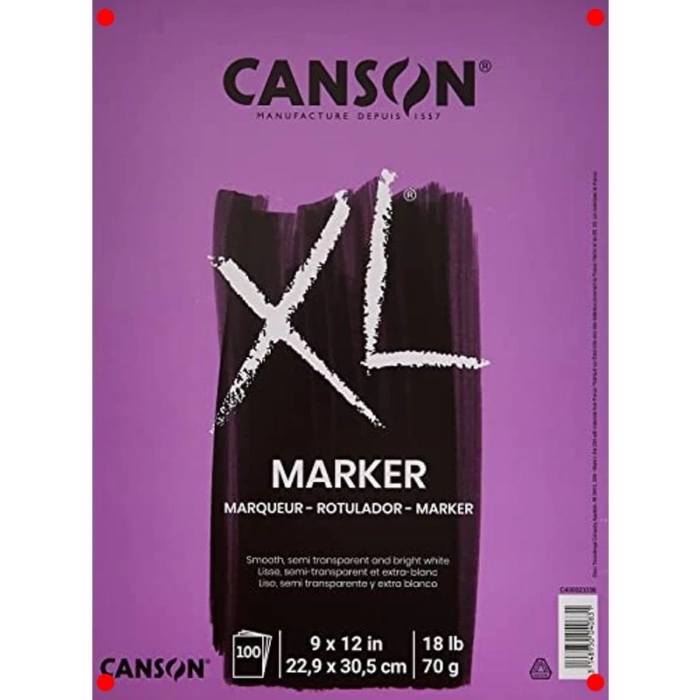 Yüksek Gramajlı Yarı Saydam Sanat Kağıdı 9x12 inç 100 Yaprak