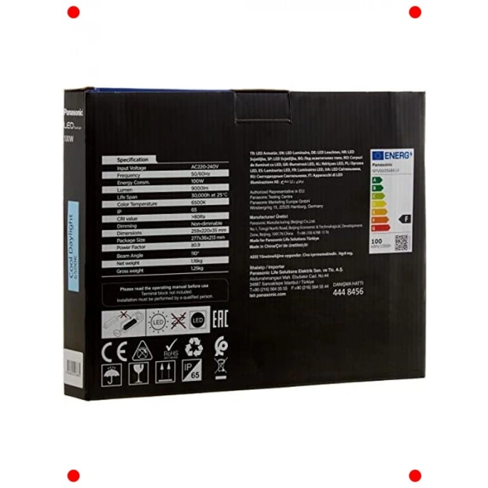 Yüksek Güçlü LED Projektör (100W, 9000LM)