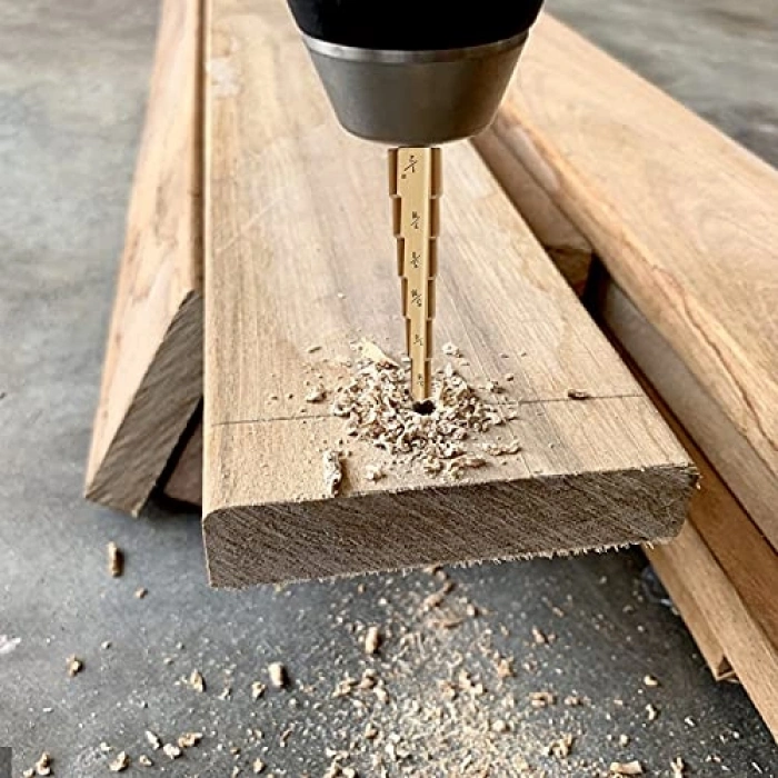 Yüksek Hızlı Çelik Kademeli Matkap Ucu Seti, 3 Adet İçerir